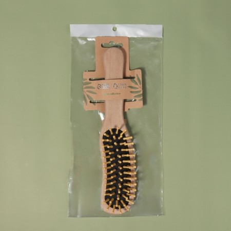 The comb is massage, wooden, 5 × 22 cm, color "Light wood"-5