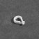 Ring for Roman curtains, connective, d = 14 mm, 20 pcs, white color
