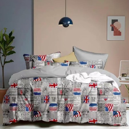 Brilliant bed linen, 175x210, 175x210, 70x70cm 2 pcs, microfiber, 100% polyester, 65 g/m