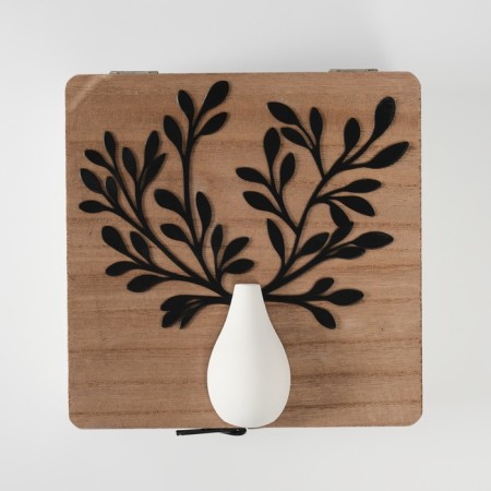 Casket tree with divisions "VAZ VAZ. Tea" 19x18x8.5 cm-2