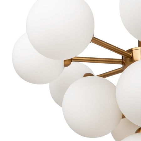 Suspended lamp Inversion, 13xg9, brass color-6
