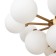 Suspended lamp Inversion, 13xg9, brass color