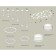 Ambrella Light Acrylic lamp, XR92222260, GX53 LED 12 W, white sand, white matte