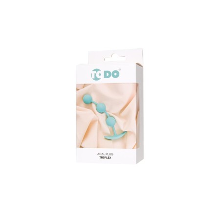 Anal sleeve Todo by toyfa triplex, silicone, mint, 15 cm, Ø 2.5 cm-4