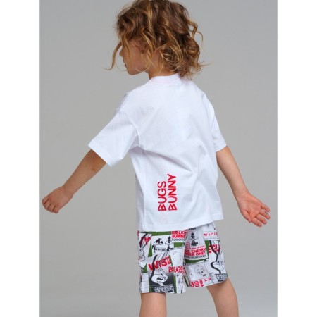 Pajama for the boy PlayTode: T -shirt and shorts, height 98 cm-3