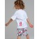 Pajama for the boy PlayTode: T -shirt and shorts, height 98 cm