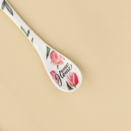 Spoon souvenir “from March 8”, ceramics, 2.5 x 12.5 cm.-4