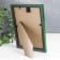 Photo frame Plastic "Rainbow" 10x15 cm, green metallic