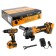 DEKO DKCD20 tool set, screwdriver and Ushm batteries, 20 V, 125 mm 2x4 ah