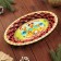 Oval candy plate "Happy New Year 2025"