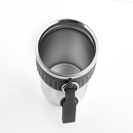 Thermal circle, 400 ml, New Design, retains heat up to 8 hours, gray-4