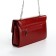 El Masta bag with a valve, an outer pocket, burgundy color