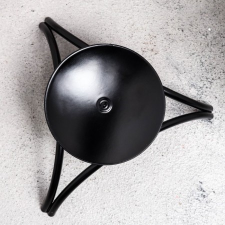 Summary Metal for 1 candle "Olympus", 4x11 cm, black-3