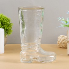 Ваза "Ботфорт" прозрачная  d=8.5см h=18,5х11см,  0,46л