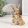 Polystone souvenir "Cute bunnies under an umbrella" 12x9.5x14.5 cm