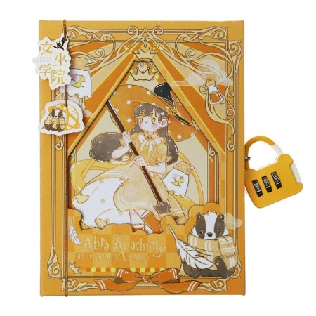 Notebook in a gift box A6, 96 sheets, a color block, on an anime castle, mix-1