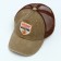 Baby cap for a boy with a grid Adventure, Jeans, Rr. 52-54, 5-7 years old