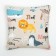 Decorative pillowcase "Ethel" Cheerful alphabet, 40 x 40 cm, 100% cotton