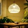 Ceiling Lamp from the rattan "Lukman" 1x120W, E27, 40x40x40 cm