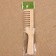 Comb, 19.5 × 4.5 cm, color "light wood"