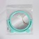 Mirror desktop "circle", with a frame for a photograph, D mirror surface 13.5 cm, color mix
