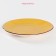 Board ceramic dinner shade "Sea World", d = 27 cm, yellow color