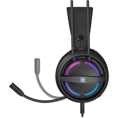 Headphones Defender DEXTER, game, full -size, microphone, USB, backlight, black-5