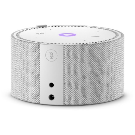 Smart column "New Yandex Mini Station", Voice Assistant Alice, 10W, with a clock, gray-1