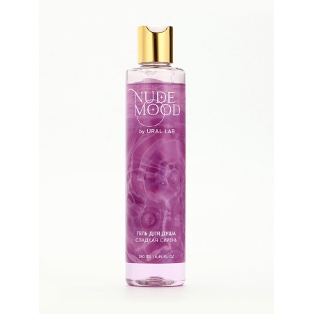 Gift set Ural Lab: shower gel 250 ml, lilac aroma and bath salt with lavender petals 150 g-2