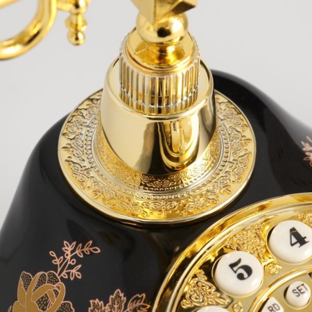 Retro telephone "Golden Pattern"-4