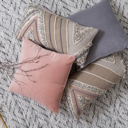 Decorative pillow with Kant and Ethnic fringe, size 30x60 cm-8