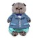 Soft toy "Basik in a blue jacket", 30 cm