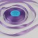 Satin tape, 12 mm × 33 ± 2 m, color dark lilac No. 034