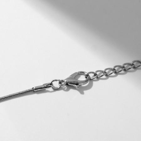 Pendant for photo "Edel" circle, color silver, 45 cm-4