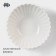 Porcelain salad magistro "Flower", 0.45 l, d = 16 cm, white color
