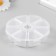 Casket Plastic for trifles "Round" 8 compartments 2.5x10.3x10.3 cm