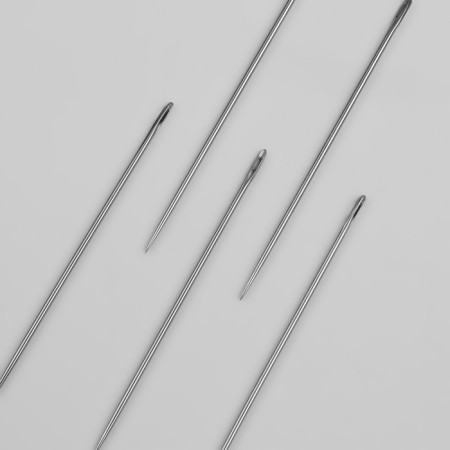 Sewing needles No. 3, d = 0.8 mm, 4 cm, 10 pcs, S-6-1