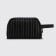Lightning cosmetic bag, external pocket, black color