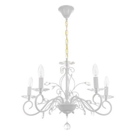 Chandelier 2182/5 E14 40W white 58x58x31 cm