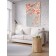 Decorative panel with photo printing "Cherry under the sky", vertical, size 150x200 cm
