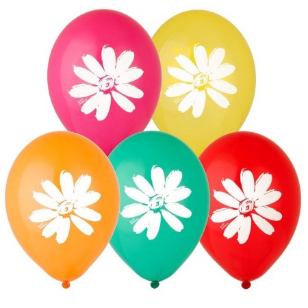Shar Latex 12 "Chamomile", set of 50 pcs., Mix color
