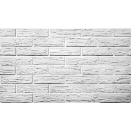 Gypsum tile "Copenhagen", white under a tree, 1 sq m, 59 tiles