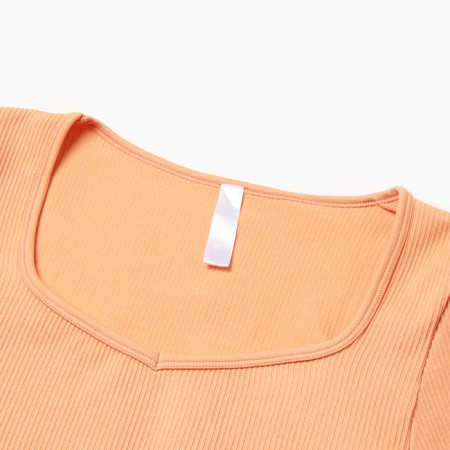 TOP with a long sleeve Minaku: Sportly; color orange rr l l-8