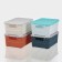 Storage container with a lid "openwork", plastic, 26 × 19 × 11.5 cm, color mix