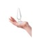 Sexus Glass anal plug, glass, transparent, 11.5 cm, d = 3.5 cm