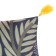 Decorative pillowcase with brushes Ethel "Sun", 43x43 cm