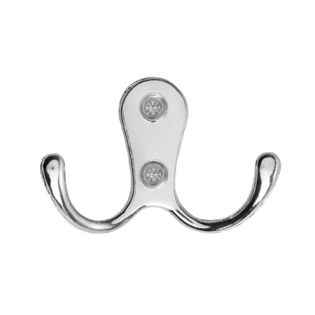 Hook furniture tundra TKD006, two -rod, chrome-2
