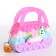 Bag's bag with lightning, pink/lilac color
