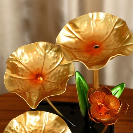 Fountain "Toria" long leaves, 13x13x25 cm-1