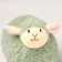 Soft toy "Sheep", 20 cm, green color